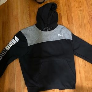 Puma Hoodie Black/Grey (XL)